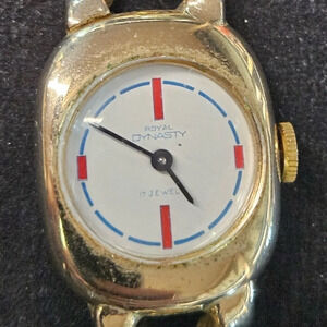 Vintage 40s Royal Dynasty 17 Jewels watch Goldtone